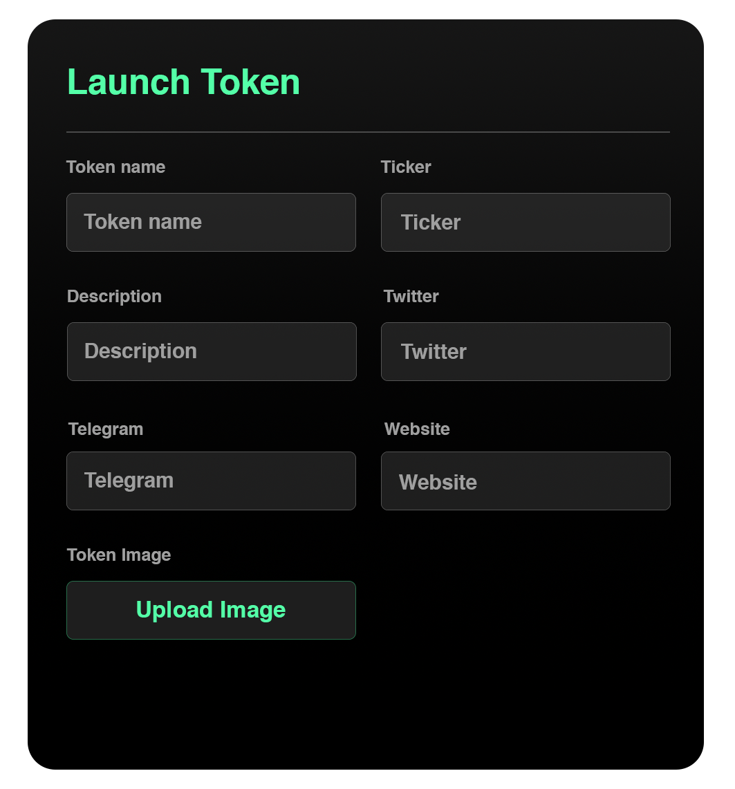 Launch token